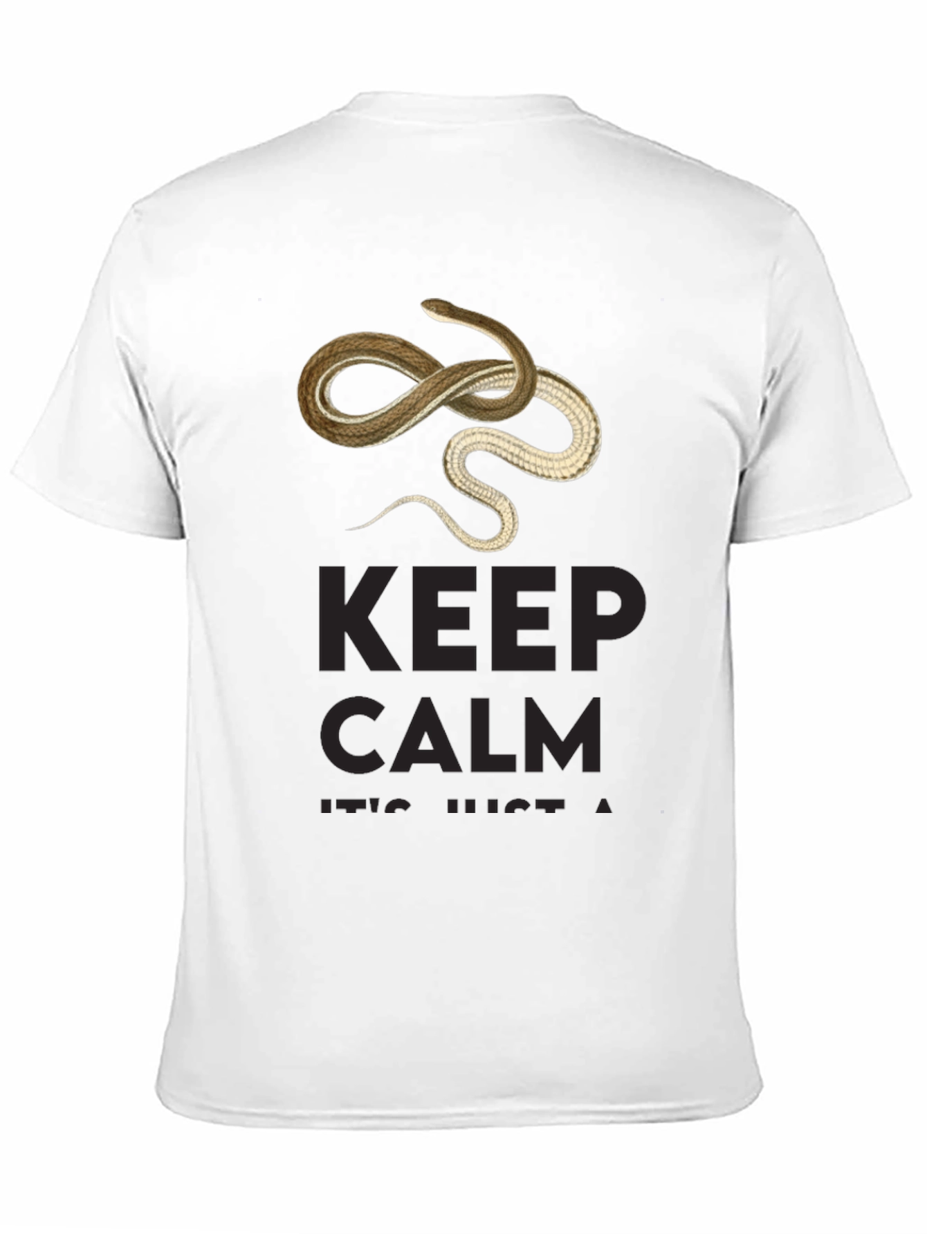 Keep Calm Snake Tee - Mens Graphic T-Shirt