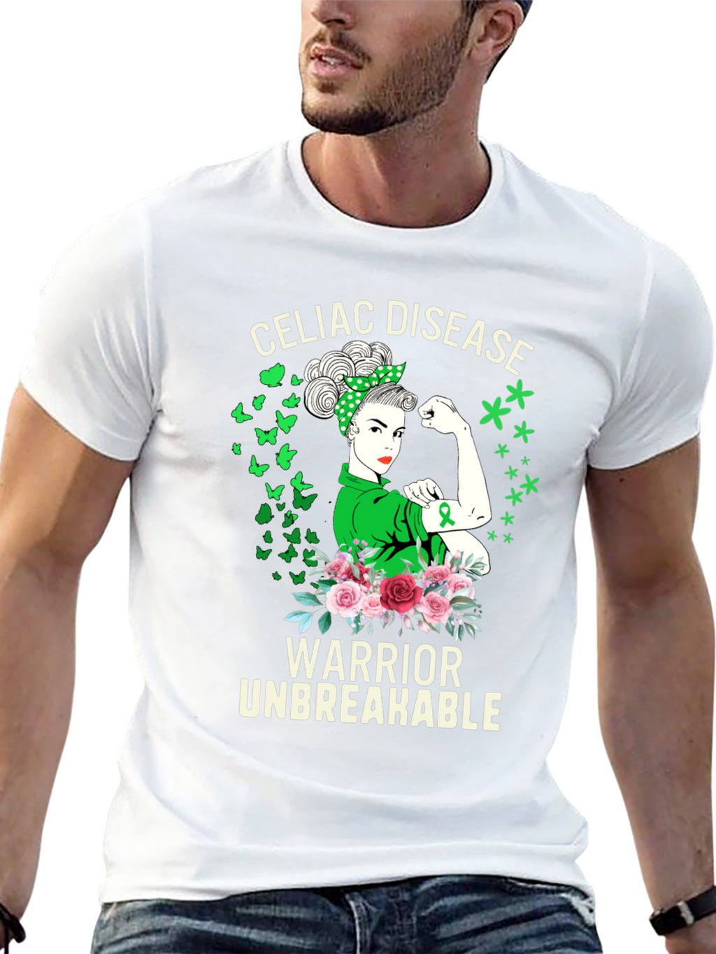 Celiac Disease Warrior T-Shirt Unbreakable