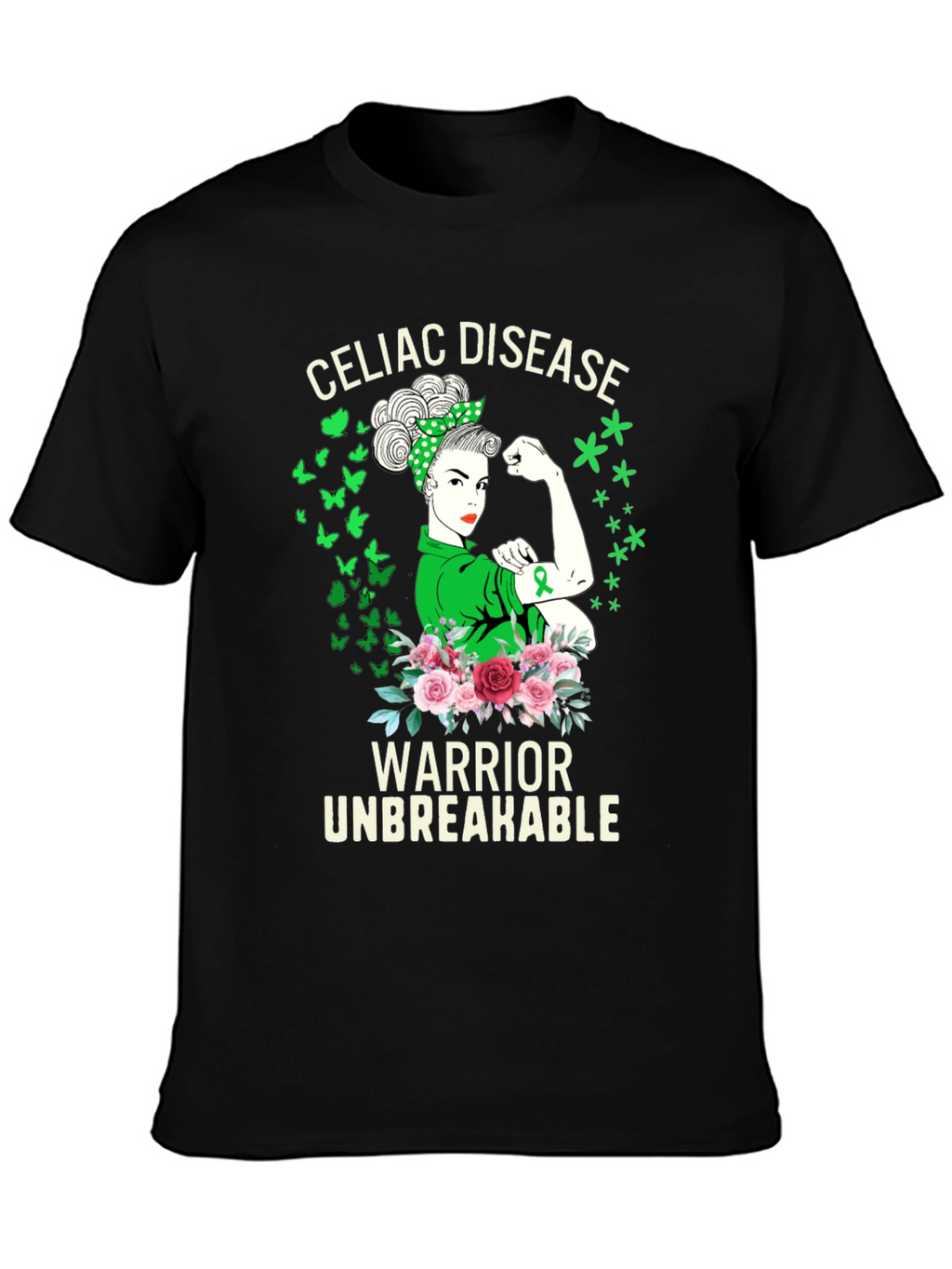 Celiac Disease Warrior T-Shirt Unbreakable