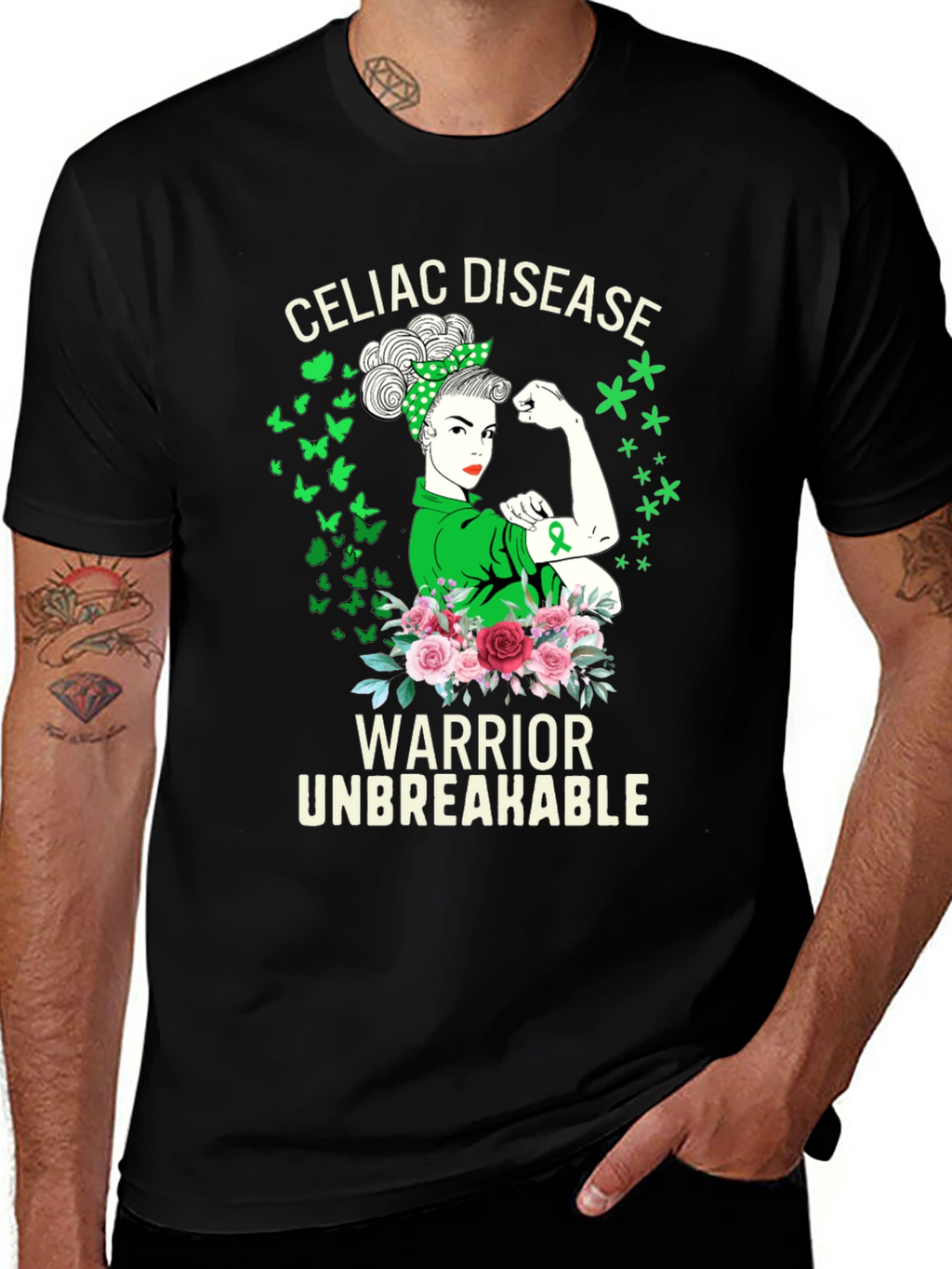 Celiac Disease Warrior T-Shirt Unbreakable