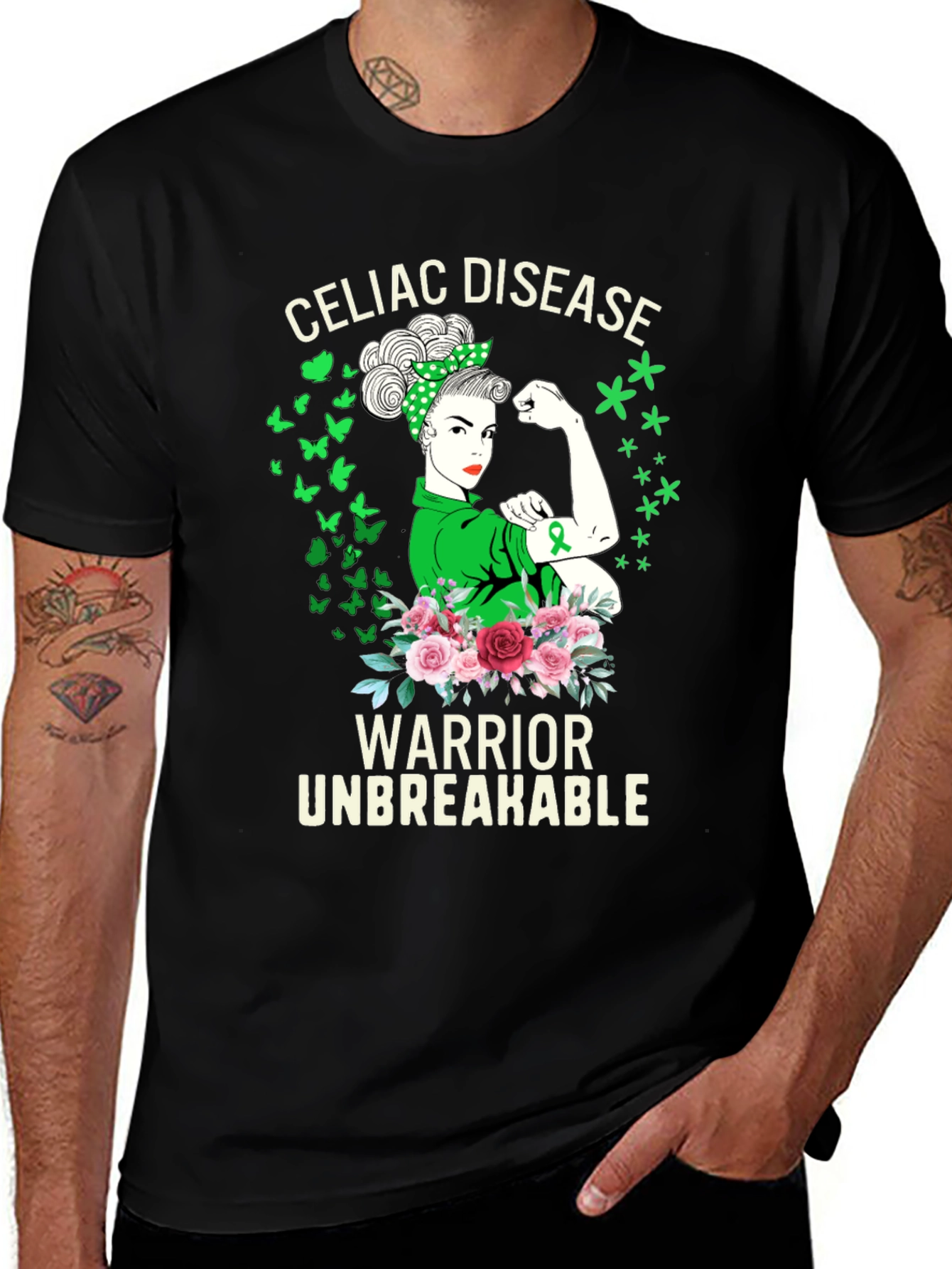 Celiac Disease Warrior T-Shirt Unbreakable