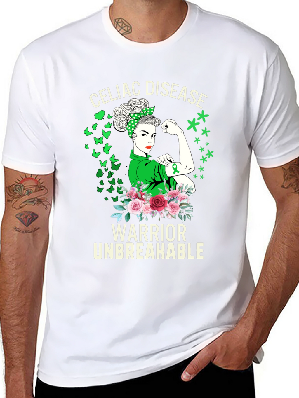 Celiac Disease Warrior T-Shirt Unbreakable