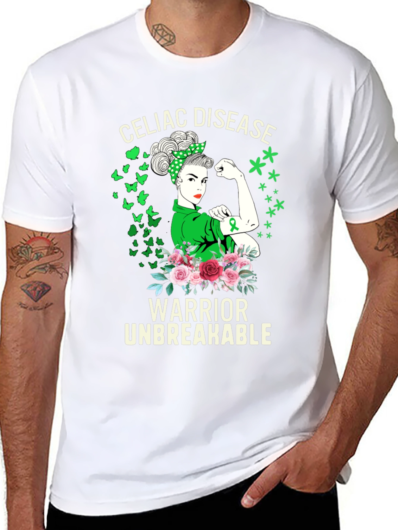 Celiac Disease Warrior T-Shirt Unbreakable