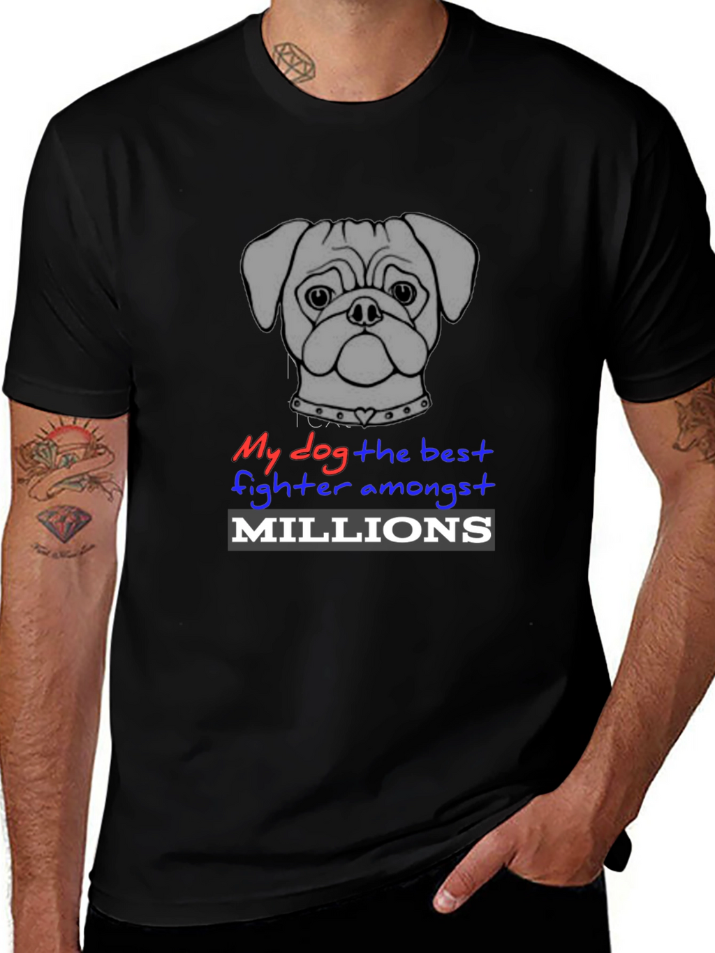 My Dog is The Best Fighter T-Shirt