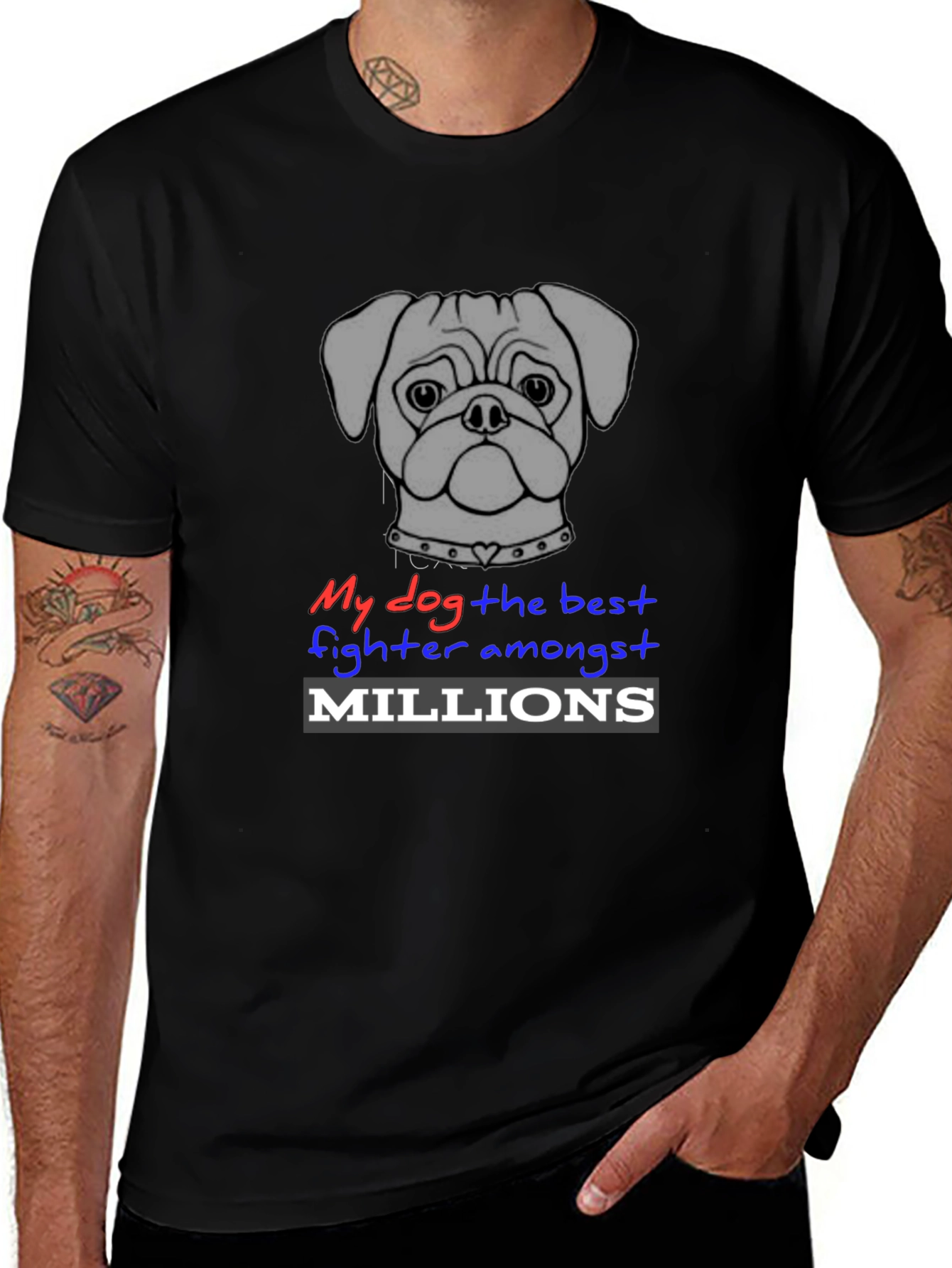 My Dog is The Best Fighter T-Shirt