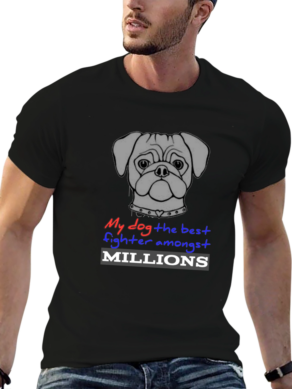My Dog is The Best Fighter T-Shirt