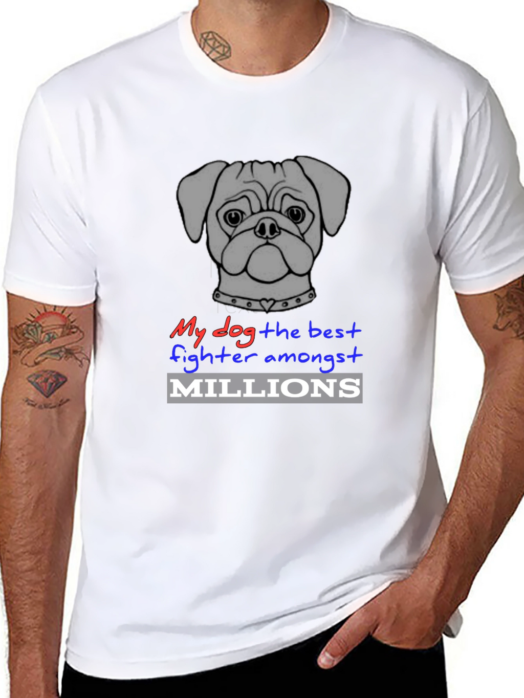 My Dog is The Best Fighter T-Shirt