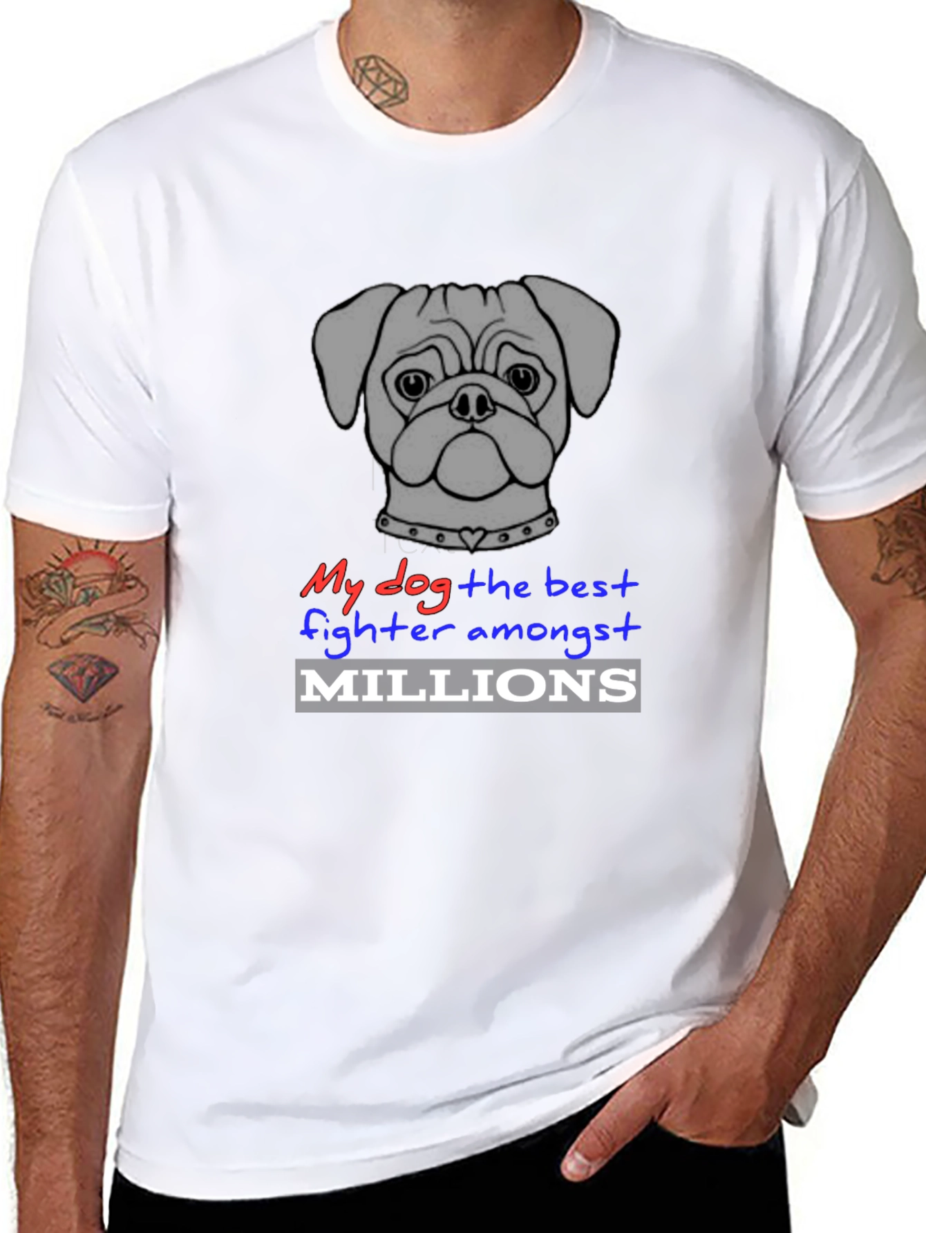My Dog is The Best Fighter T-Shirt