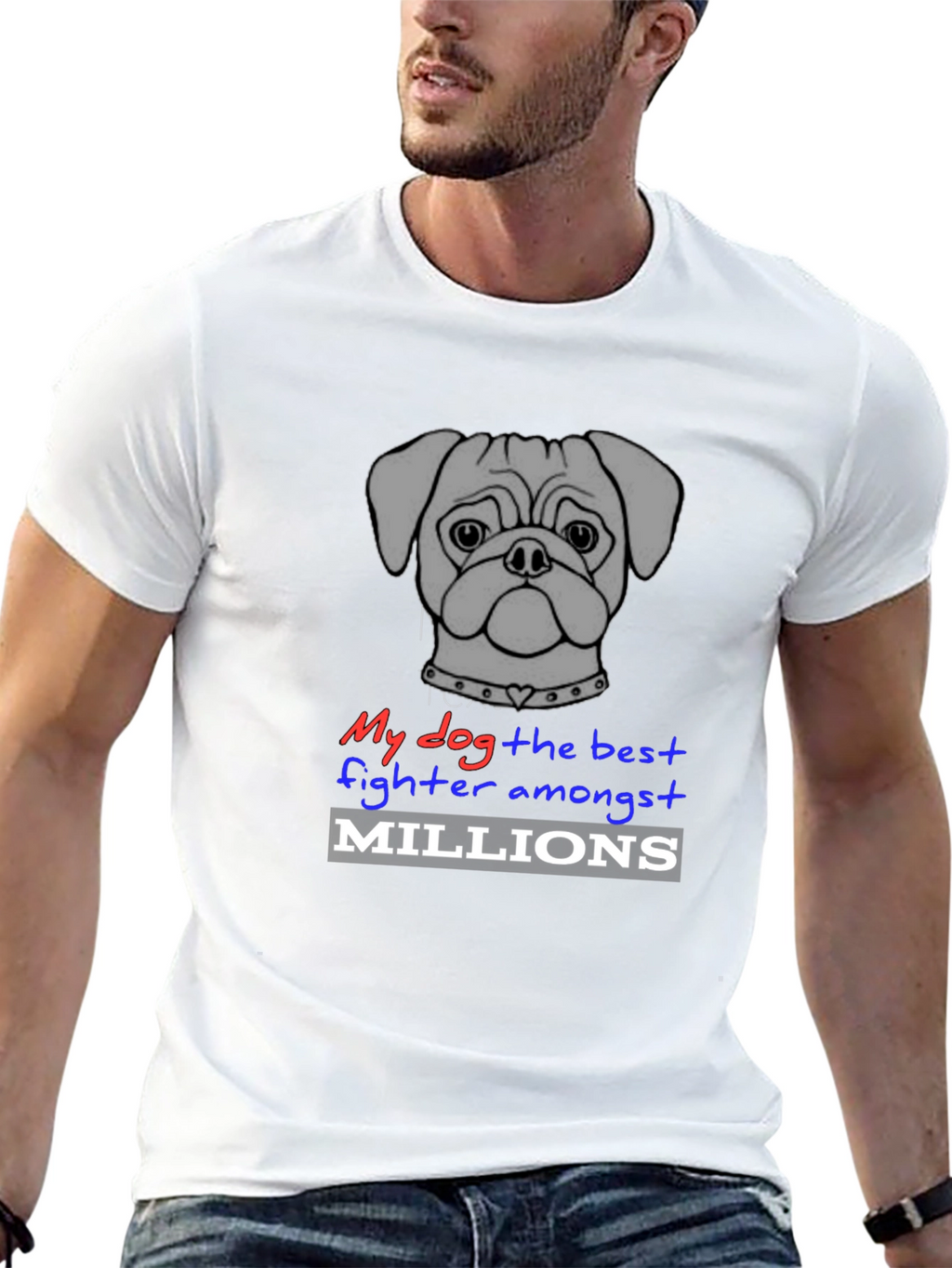My Dog is The Best Fighter T-Shirt