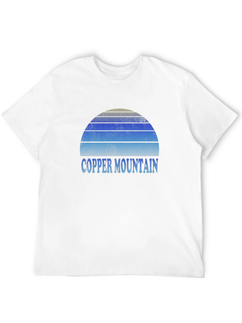 Copper Mountain Retro Sunset Graphic Tee - Black