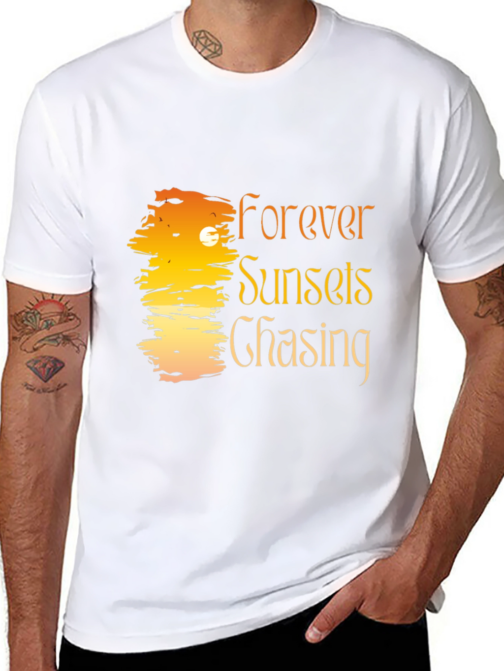 Forever Sunsets Chasing Graphic T-Shirt