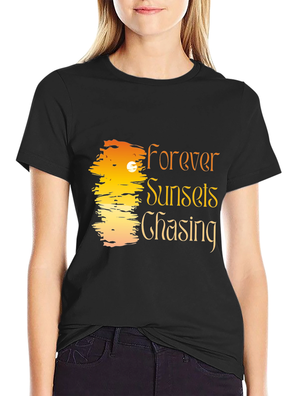 Forever Sunsets Chasing Graphic T-Shirt