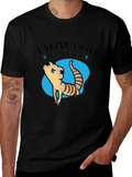 Funny Skink Graphic T-Shirt