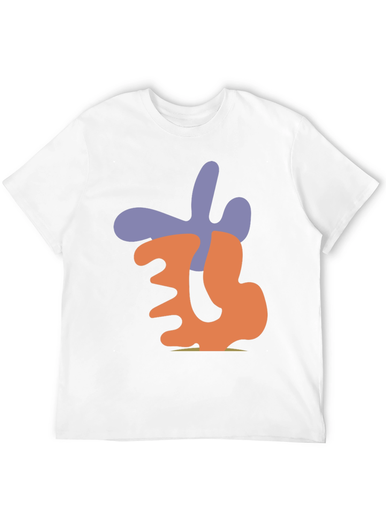 Abstract Graphic Print Black Casual T-Shirt