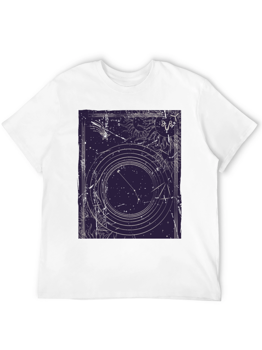 Aries Zodiac Sign Graphic Print T-Shirt