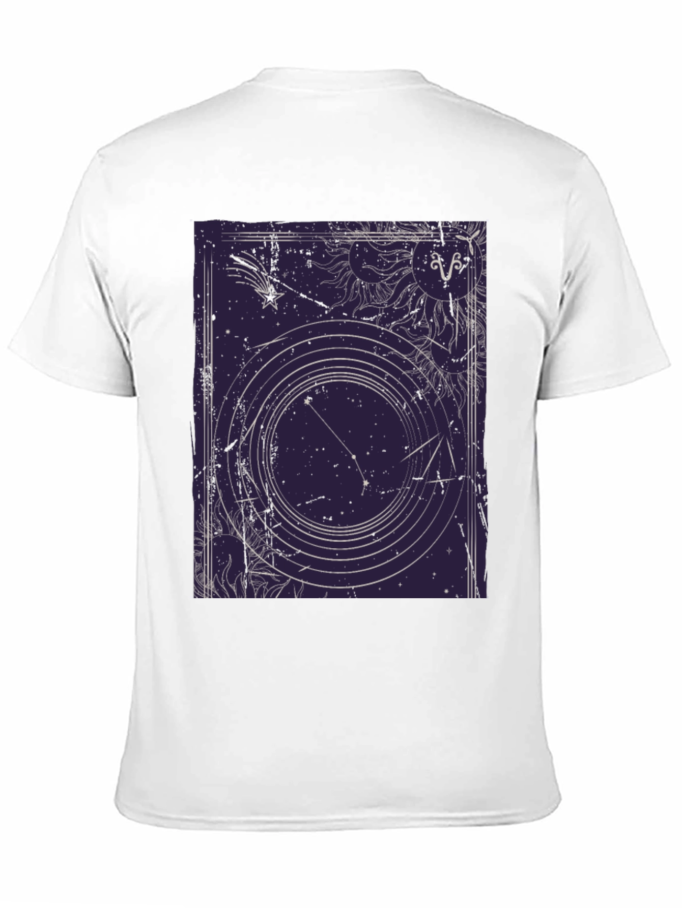 Aries Zodiac Sign Graphic Print T-Shirt