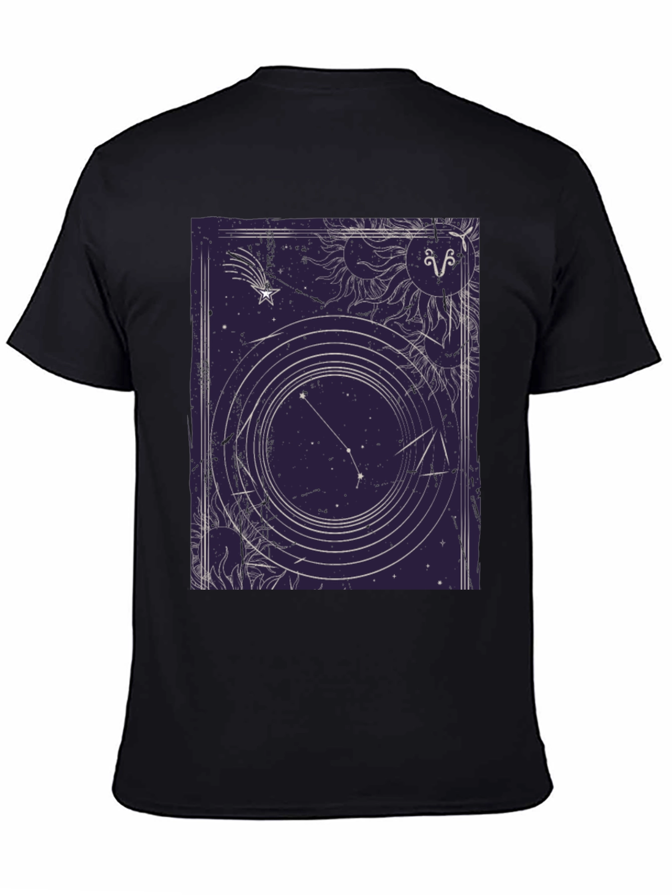 Aries Zodiac Sign Graphic Print T-Shirt