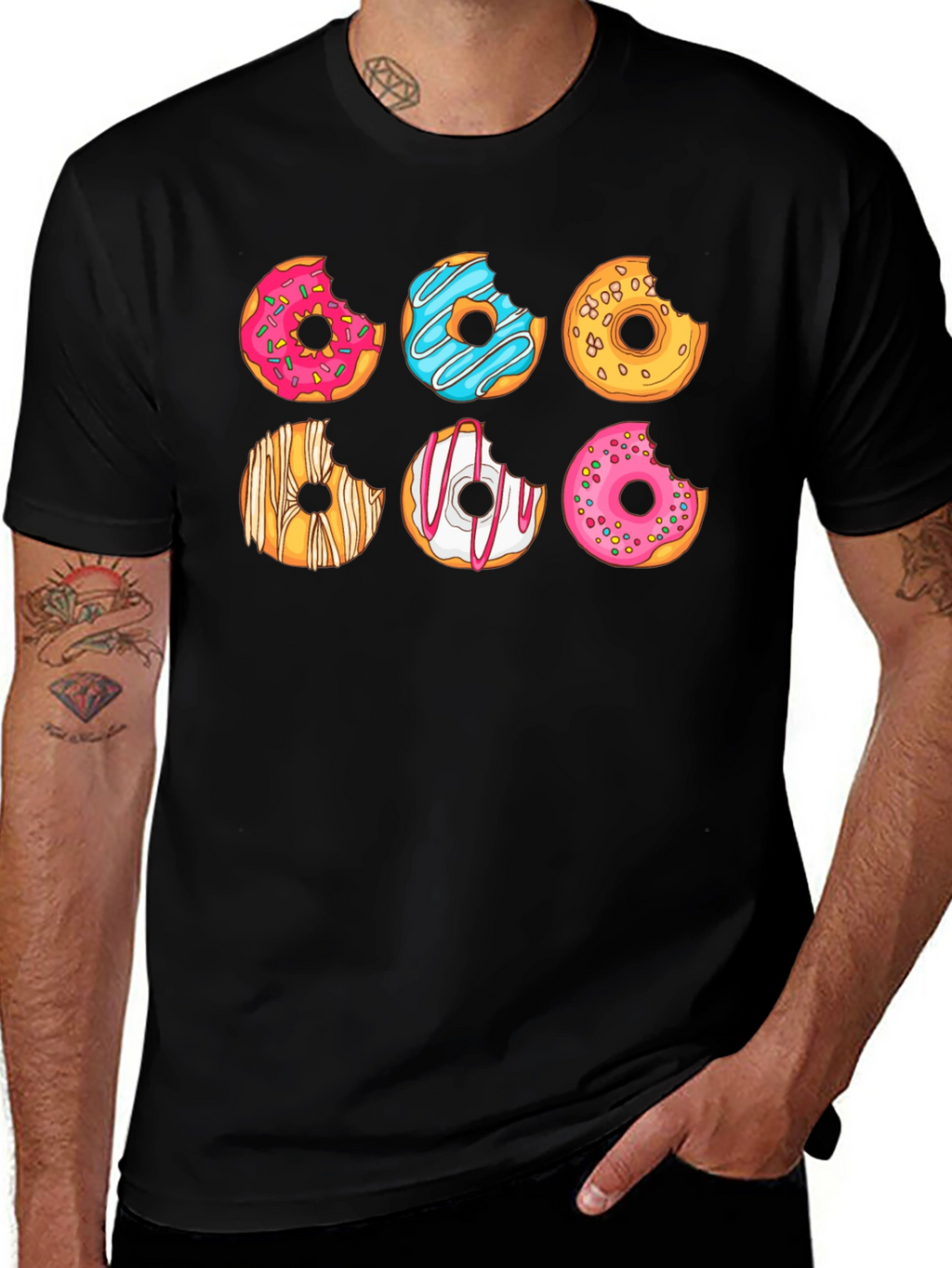 Donut Graphic T-Shirt - Sweet Treat Style!