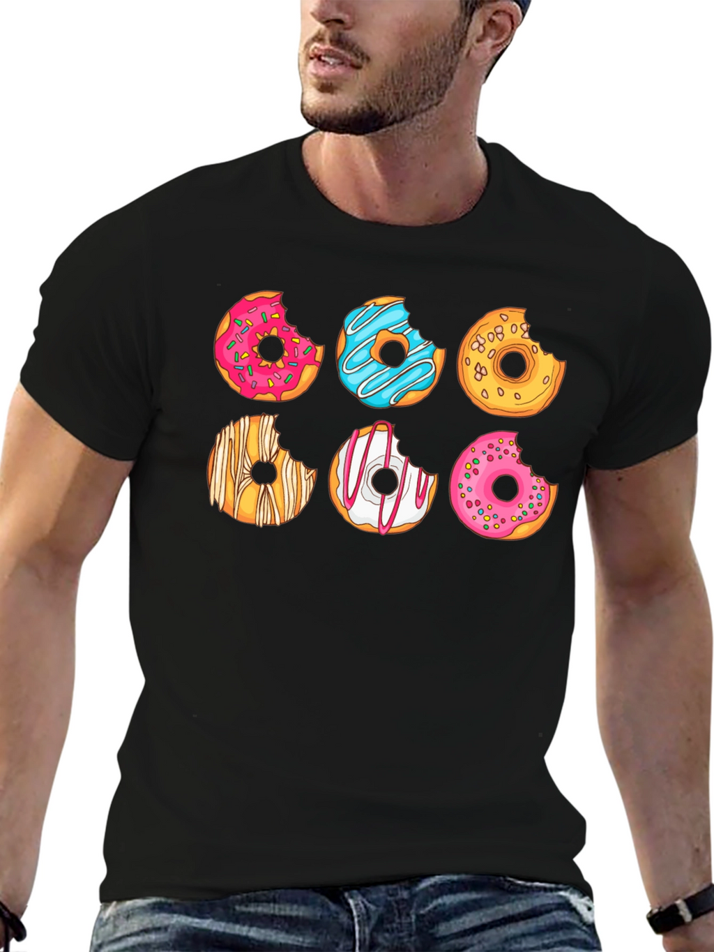 Donut Graphic T-Shirt - Sweet Treat Style!