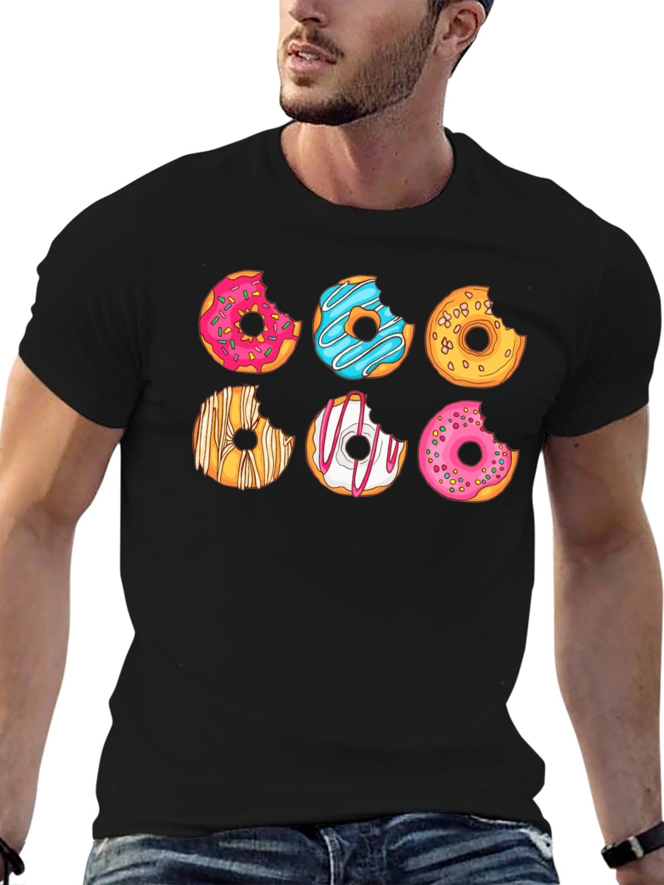 Donut Graphic T-Shirt - Sweet Treat Style!