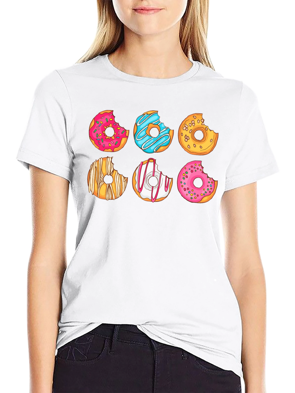 Donut Graphic T-Shirt - Sweet Treat Style!