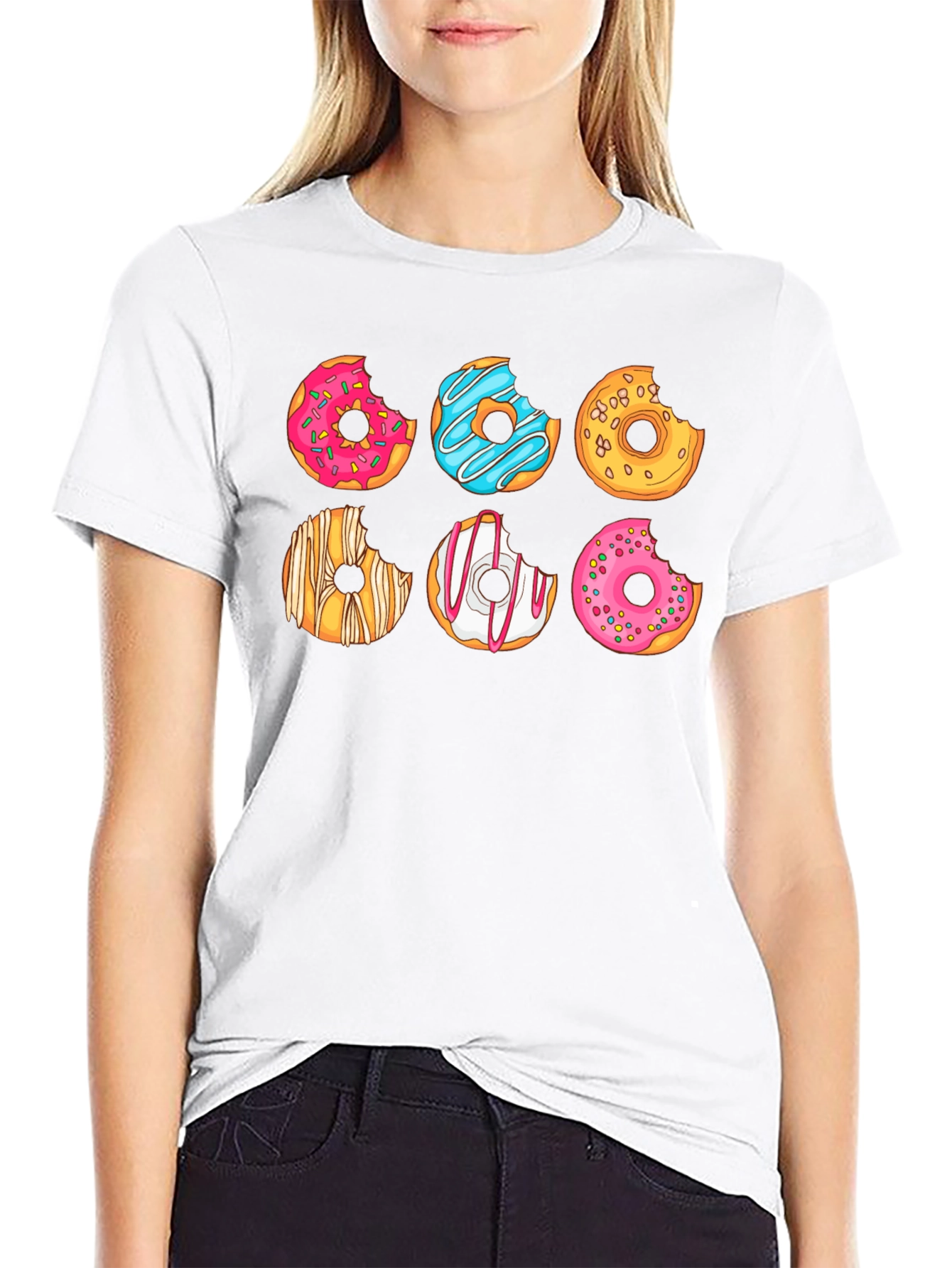 Donut Graphic T-Shirt - Sweet Treat Style!