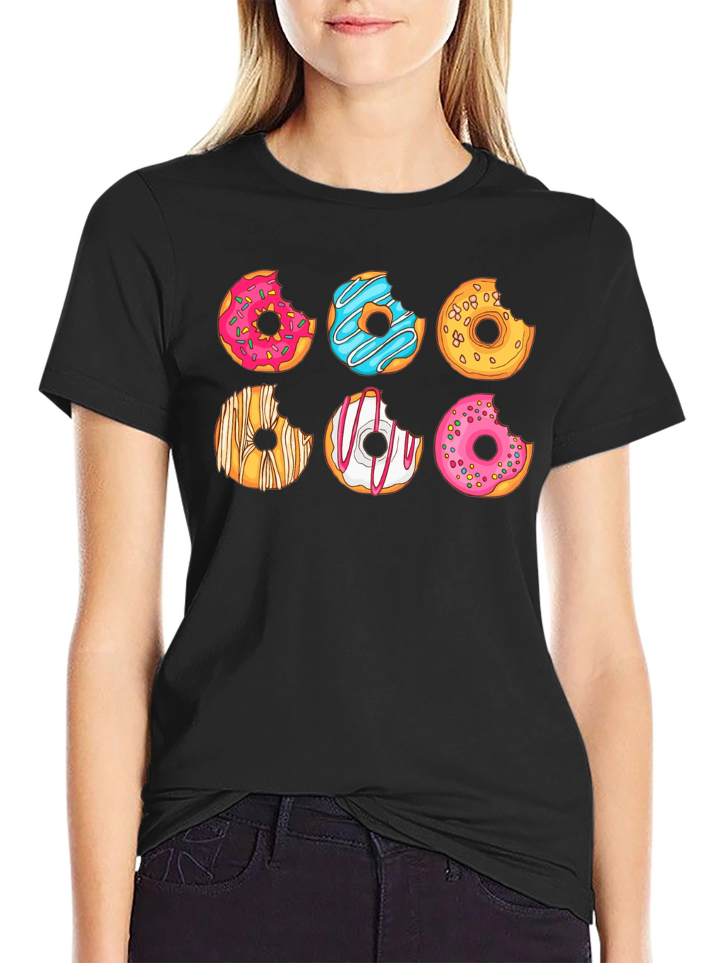 Donut Graphic T-Shirt - Sweet Treat Style!