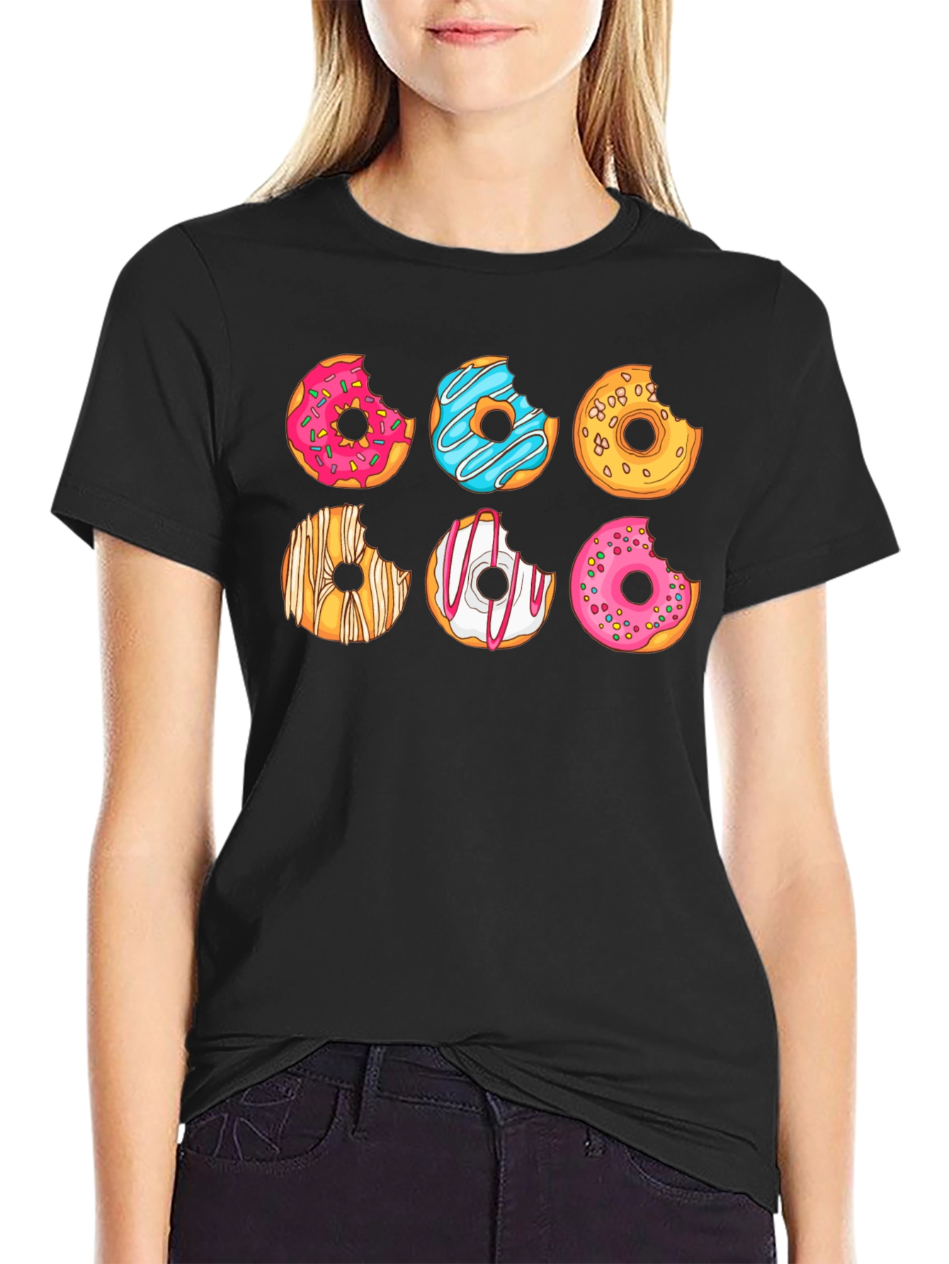 Donut Graphic T-Shirt - Sweet Treat Style!