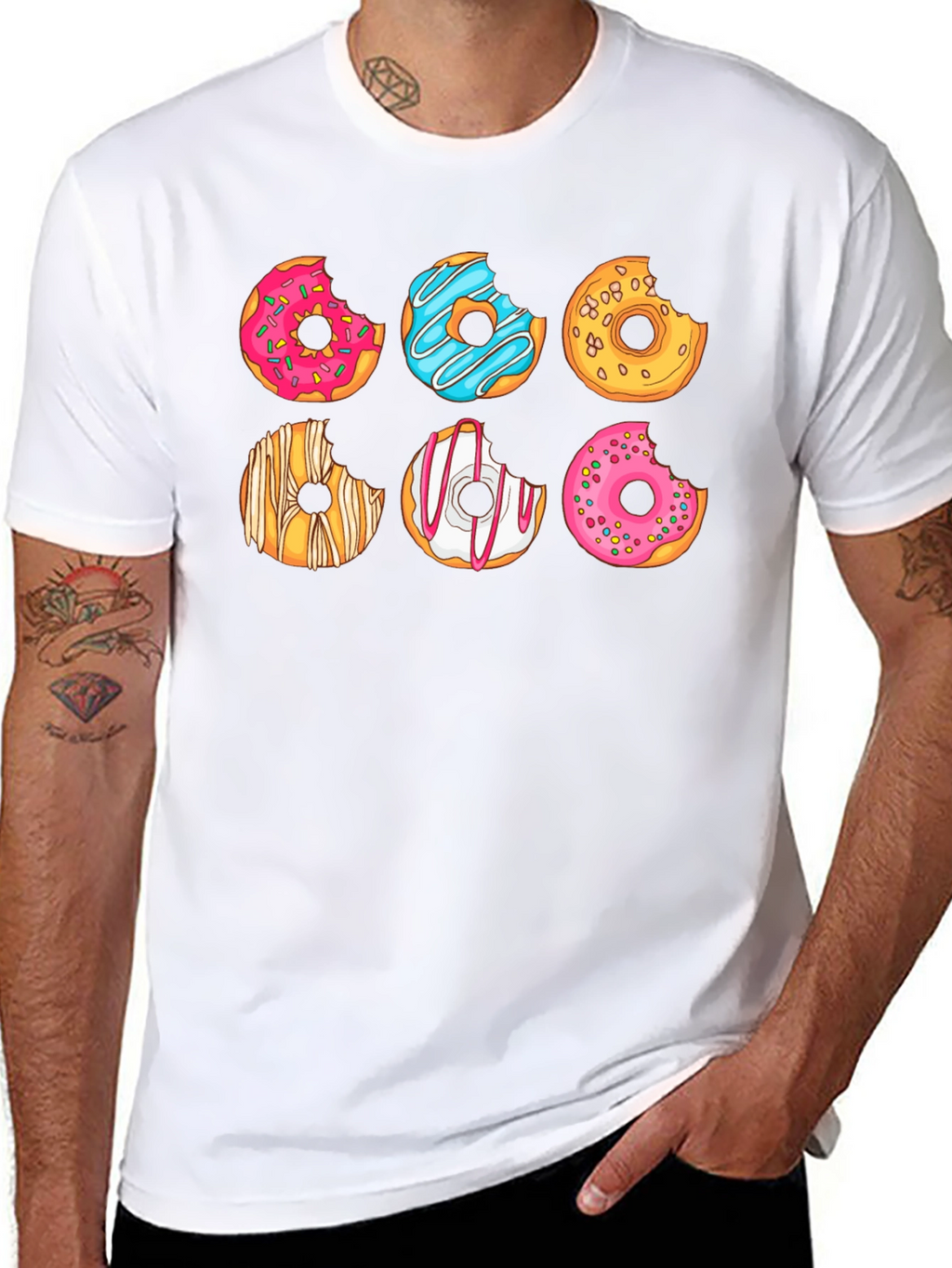 Donut Graphic T-Shirt - Sweet Treat Style!