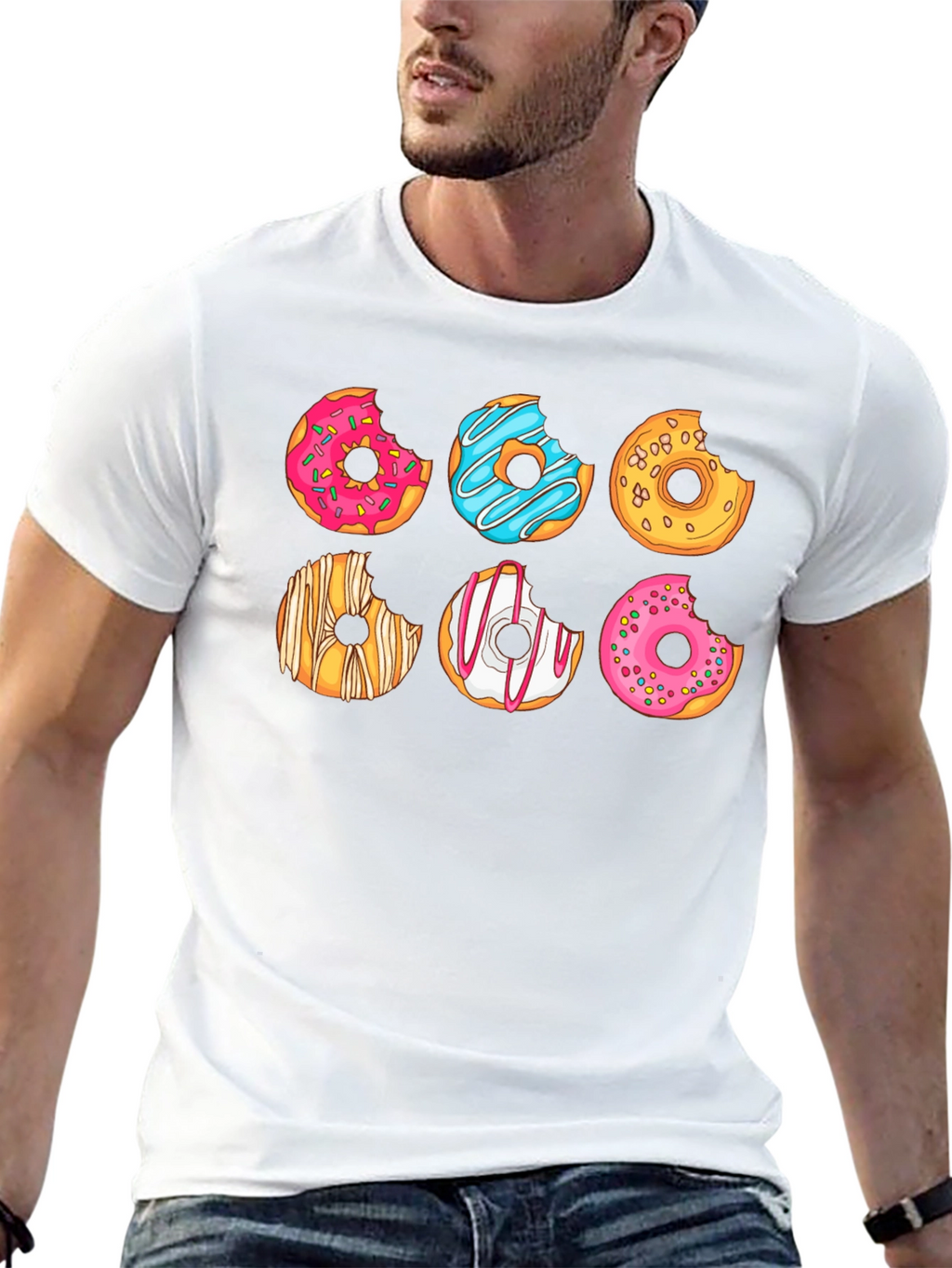 Donut Graphic T-Shirt - Sweet Treat Style!