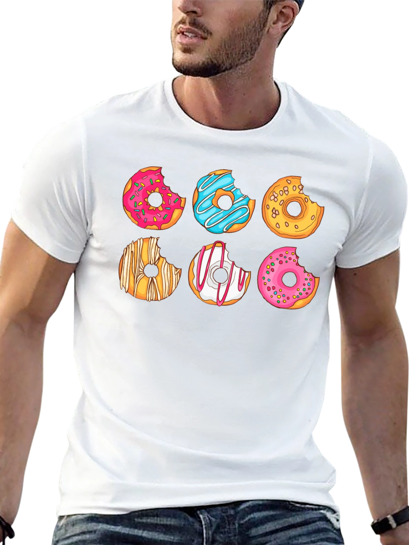 Donut Graphic T-Shirt - Sweet Treat Style!