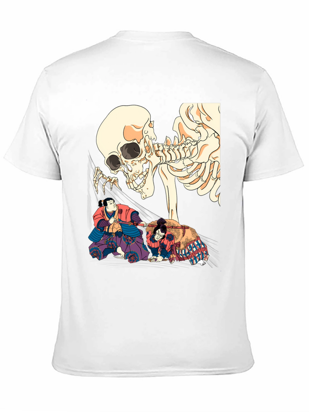Skull & Sumo Wrestler Graphic T-Shirt