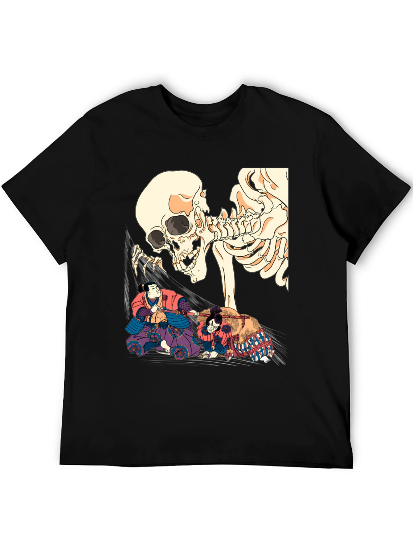 Skull & Sumo Wrestler Graphic T-Shirt