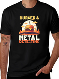 Burger & Metal Detecting Graphic Tee