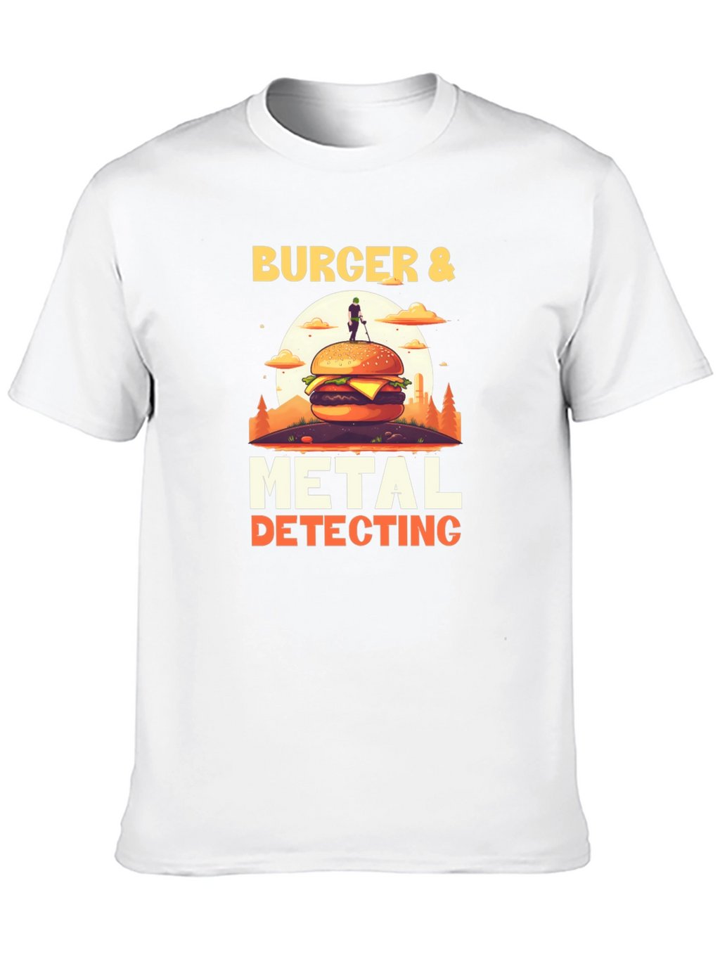 Burger & Metal Detecting Graphic Tee