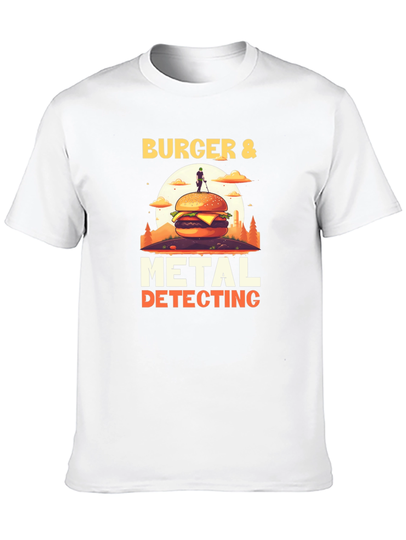Burger & Metal Detecting Graphic Tee