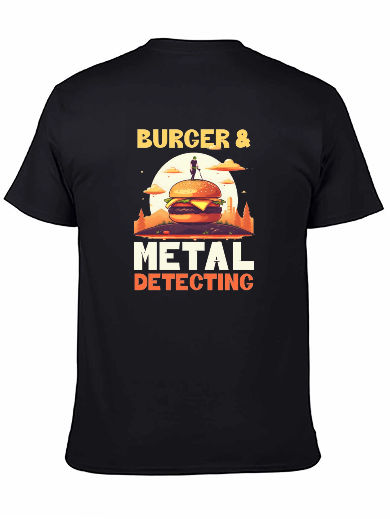 Burger & Metal Detecting Graphic Tee