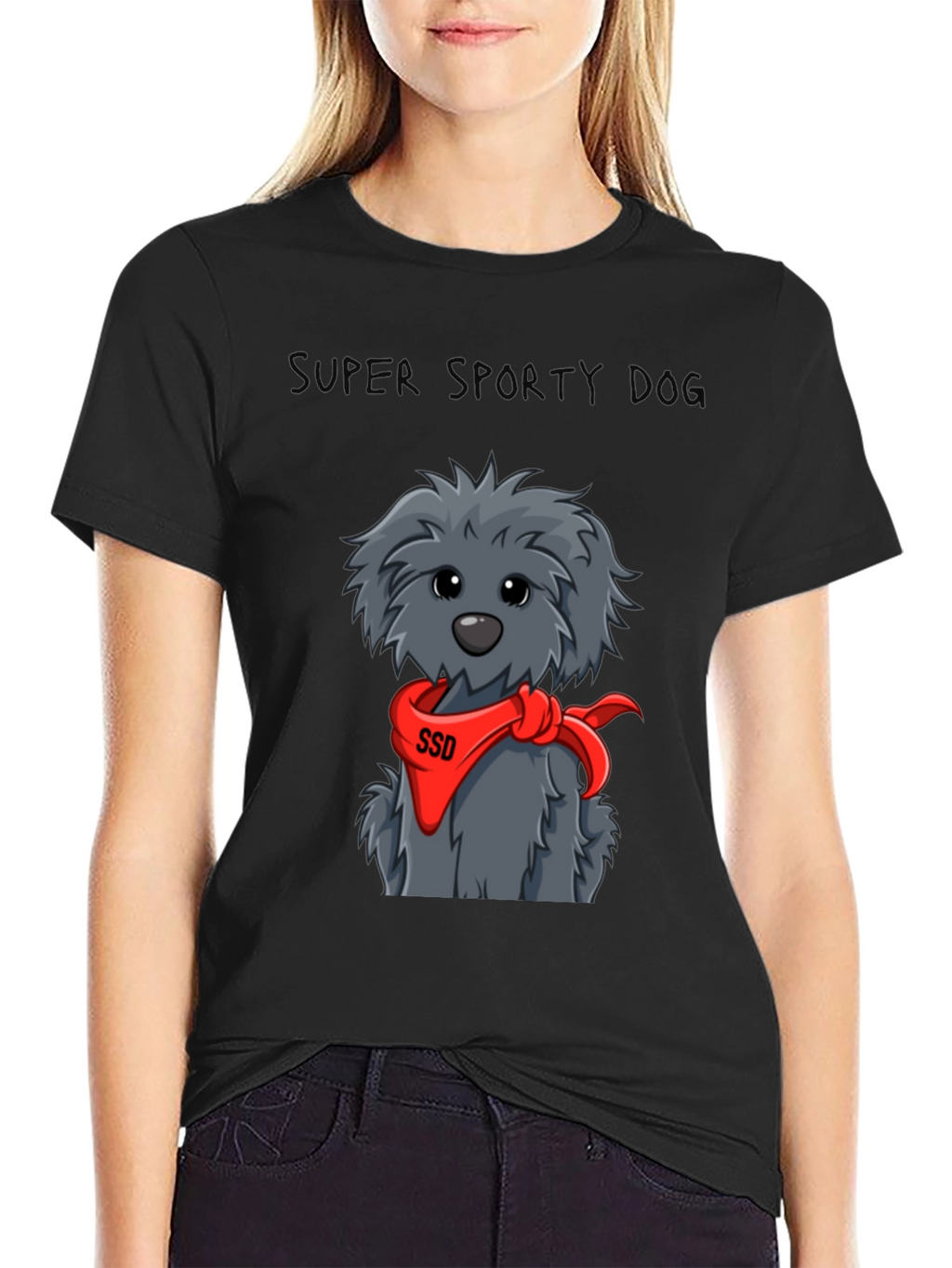 Super Sporty Dog Graphic Tee
