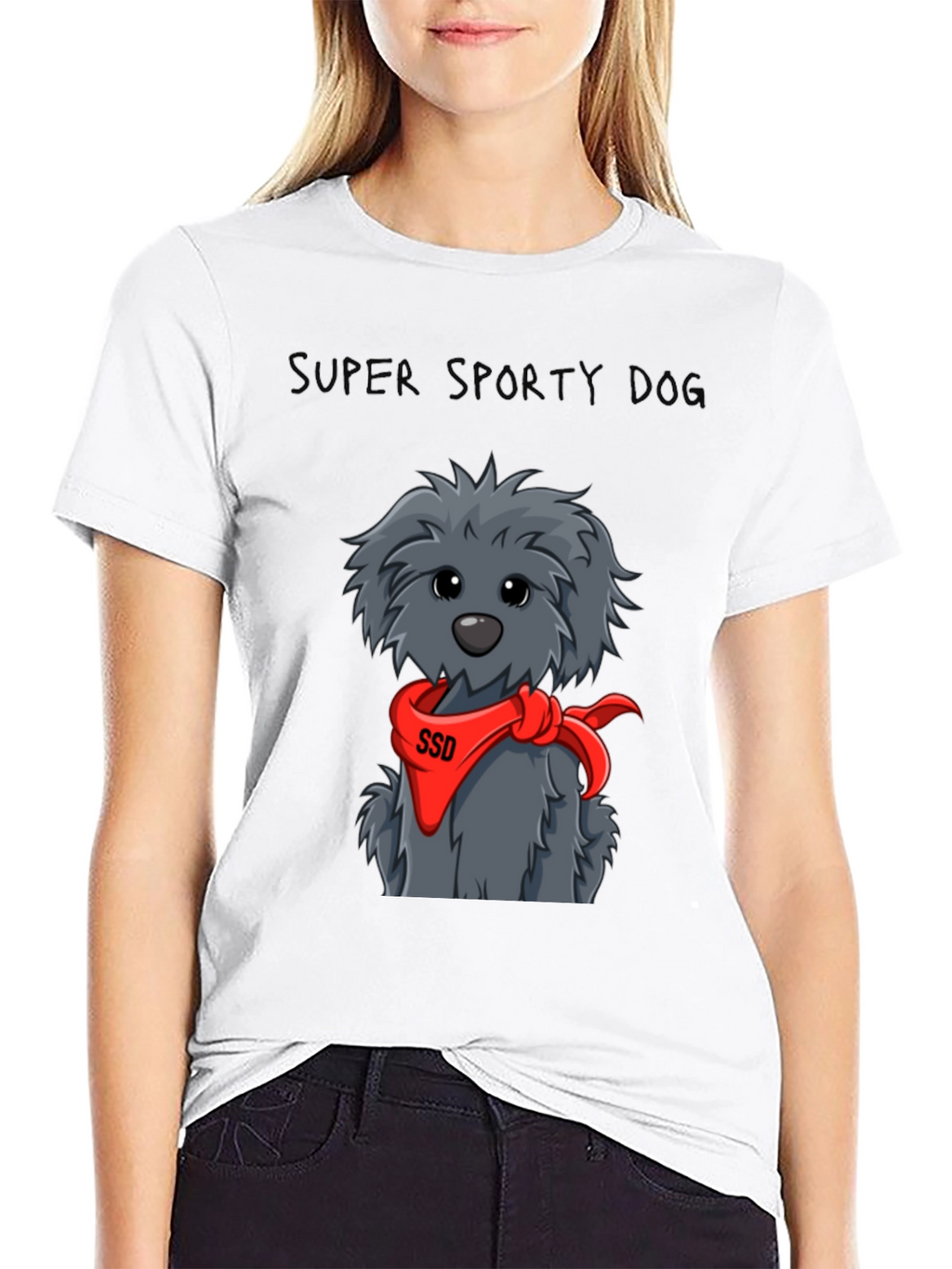 Super Sporty Dog Graphic Tee