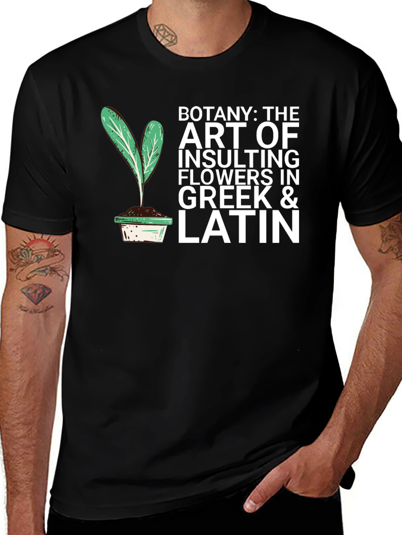 Botany Insulting Flowers T-Shirt