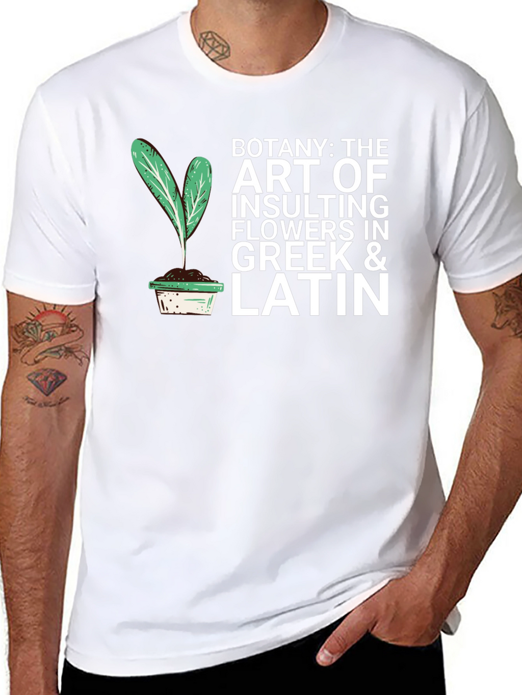 Botany Insulting Flowers T-Shirt