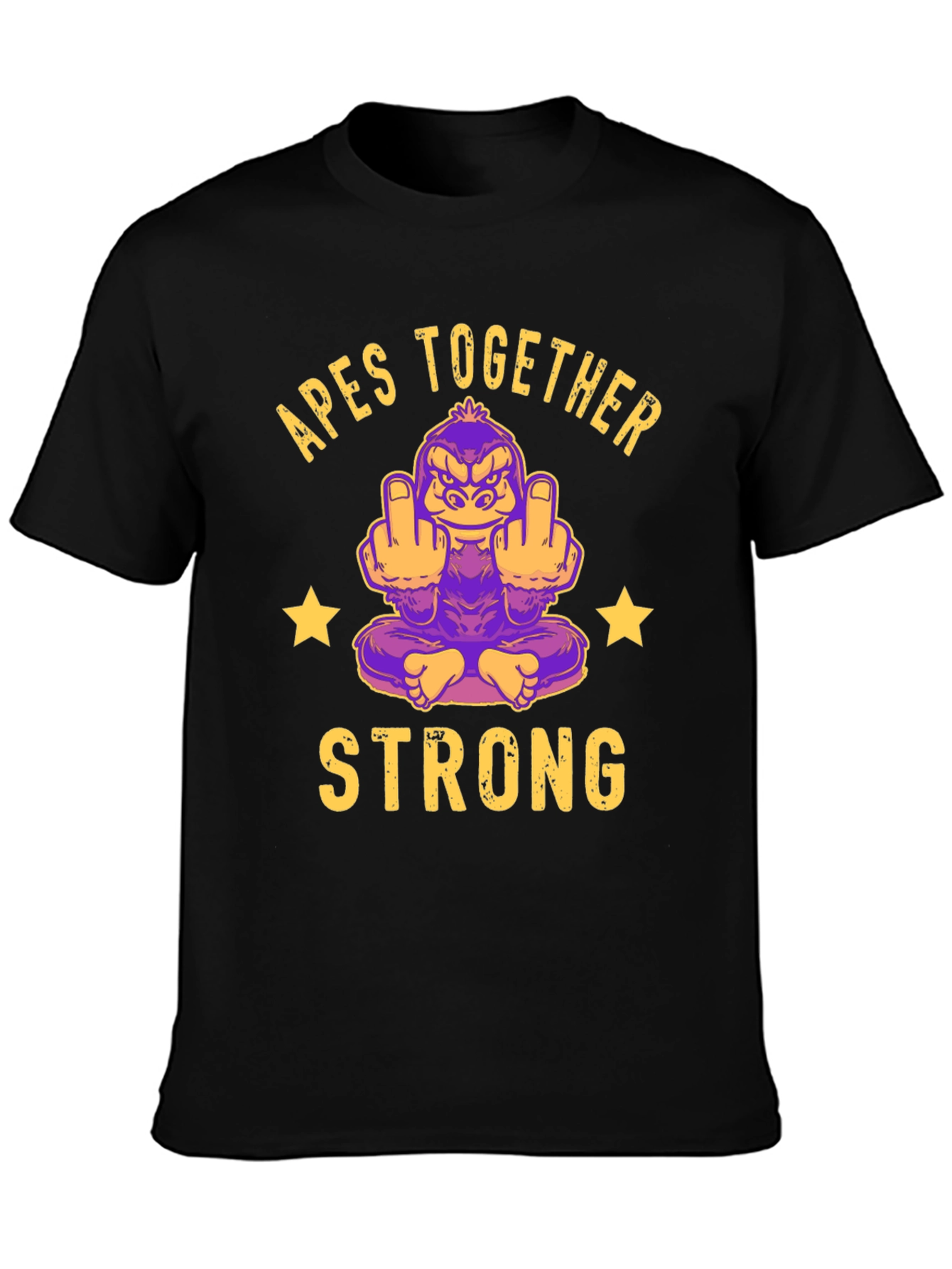 Apes Together Strong Graphic Tee - Funny Gorilla T-Shirt