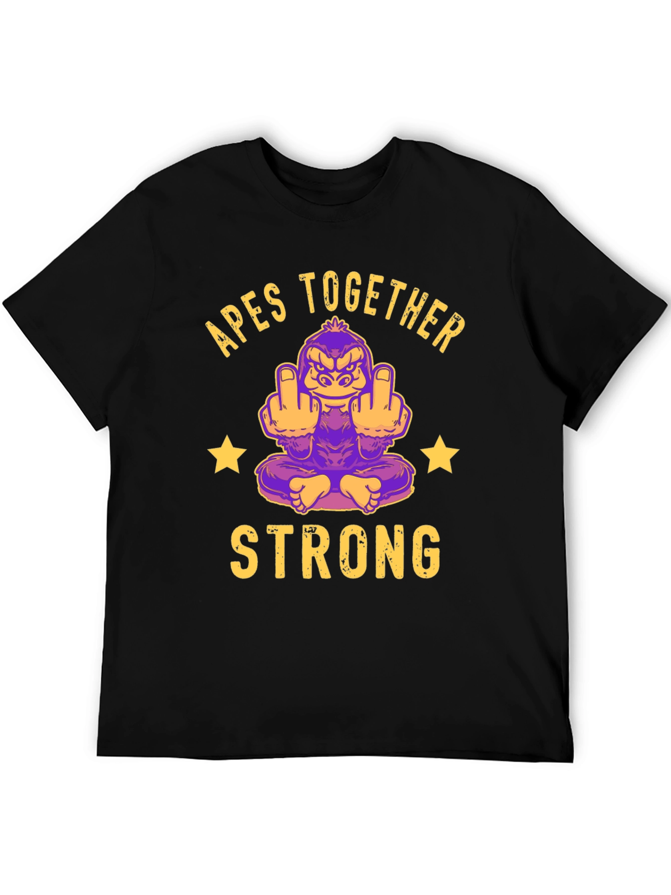 Apes Together Strong Graphic Tee - Funny Gorilla T-Shirt