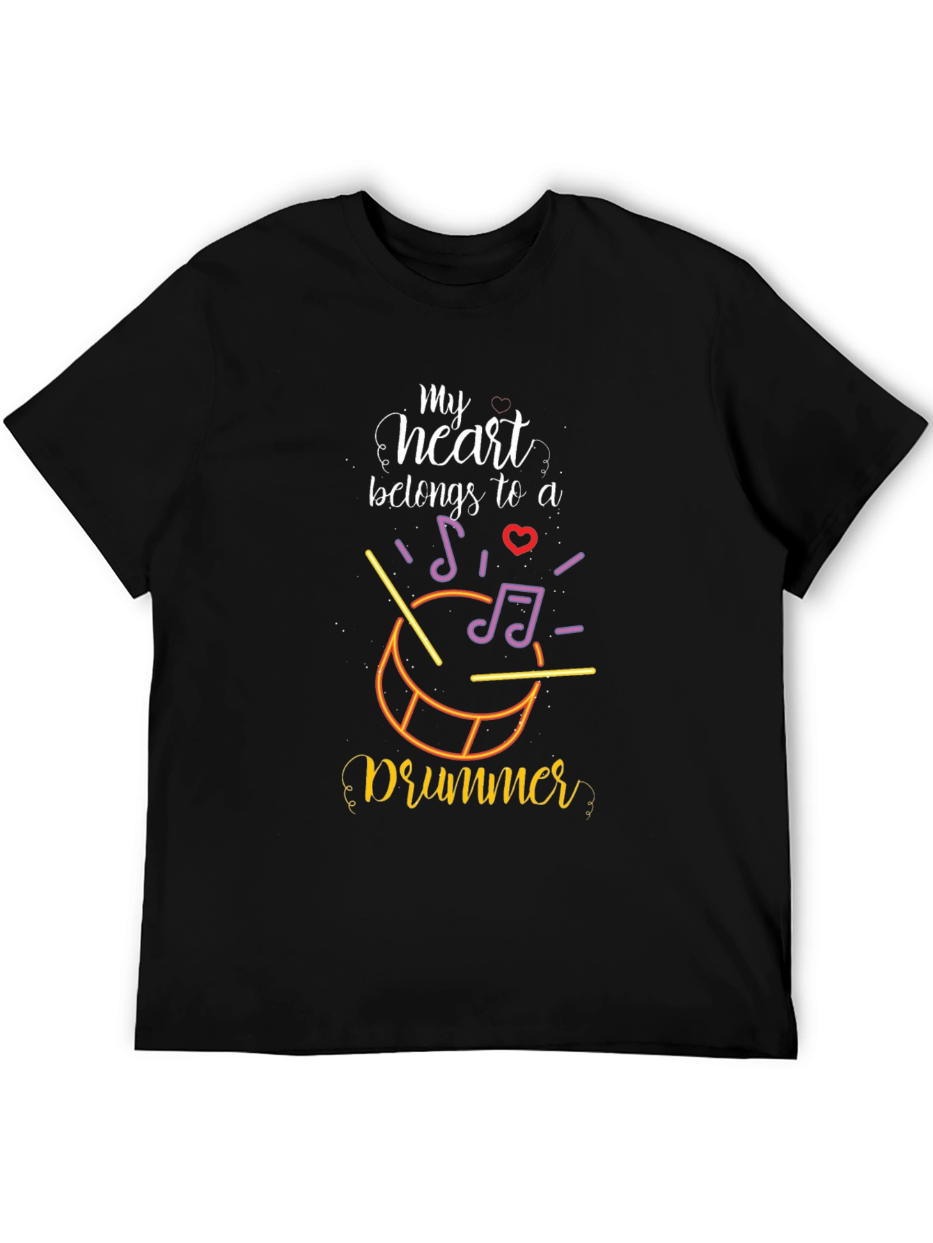 My Heart Belongs To A Drummer T-Shirt