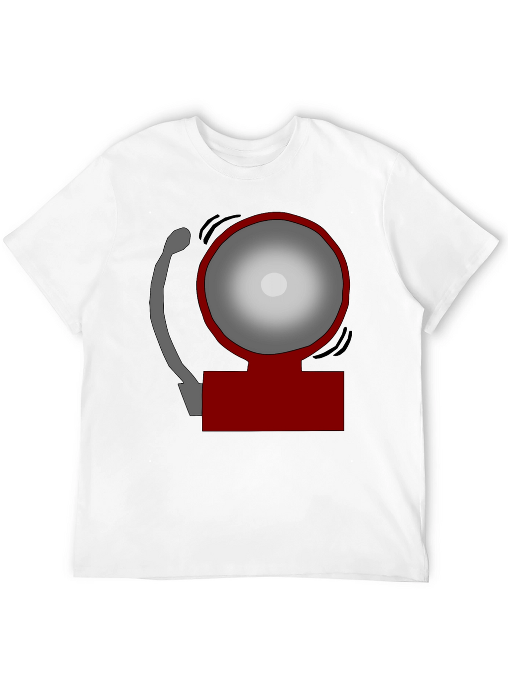 Novelty Fire Alarm Graphic T-Shirt