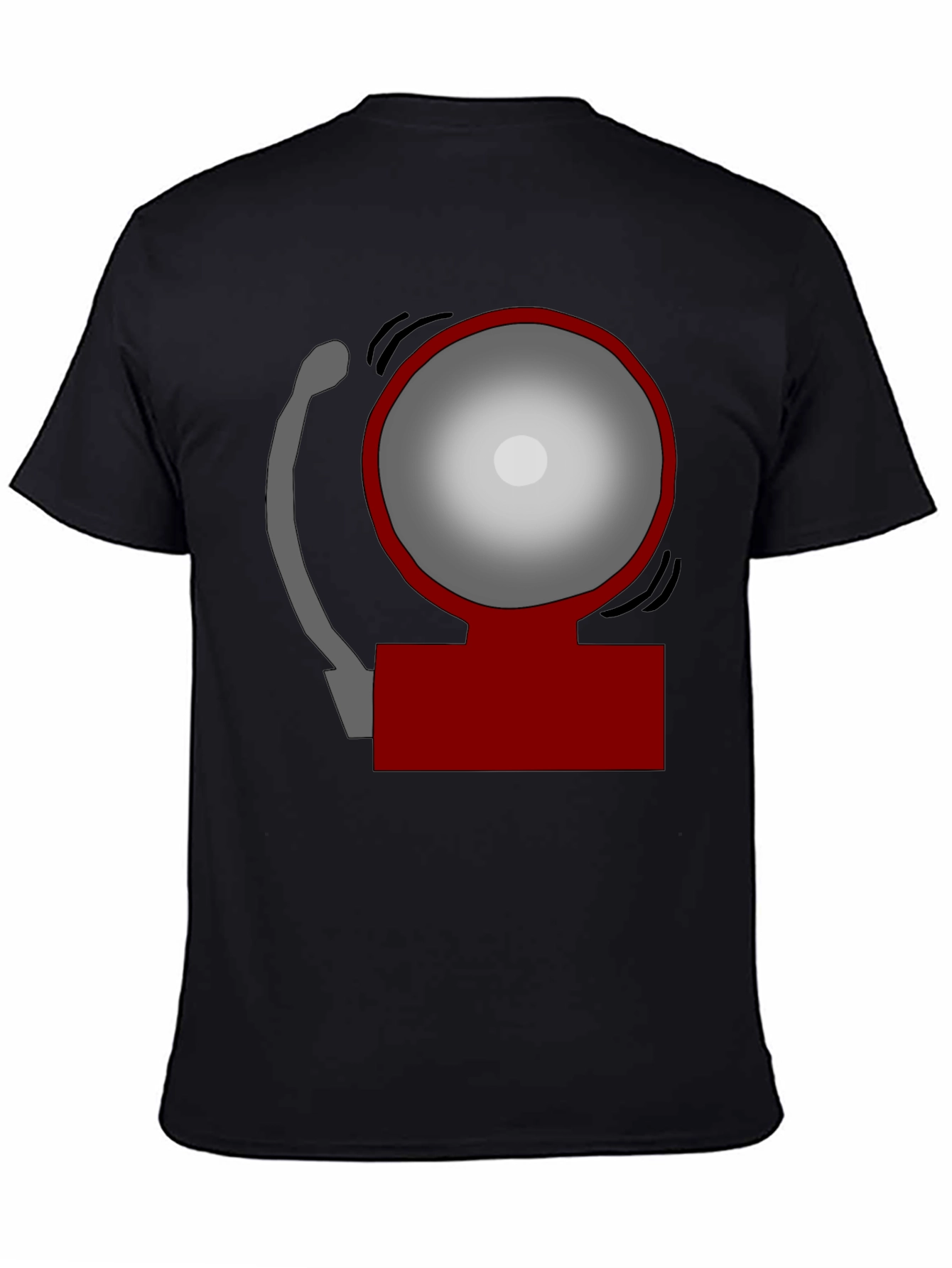 Novelty Fire Alarm Graphic T-Shirt