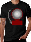 Novelty Fire Alarm Graphic T-Shirt