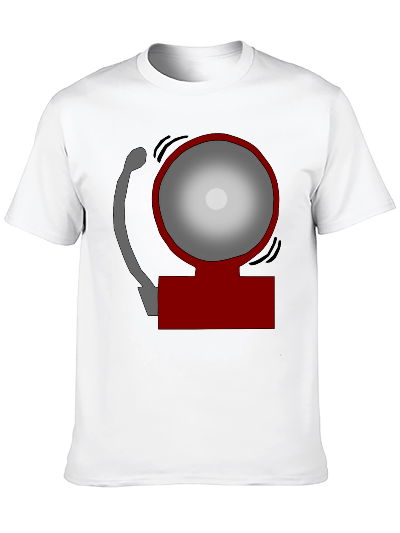 Novelty Fire Alarm Graphic T-Shirt