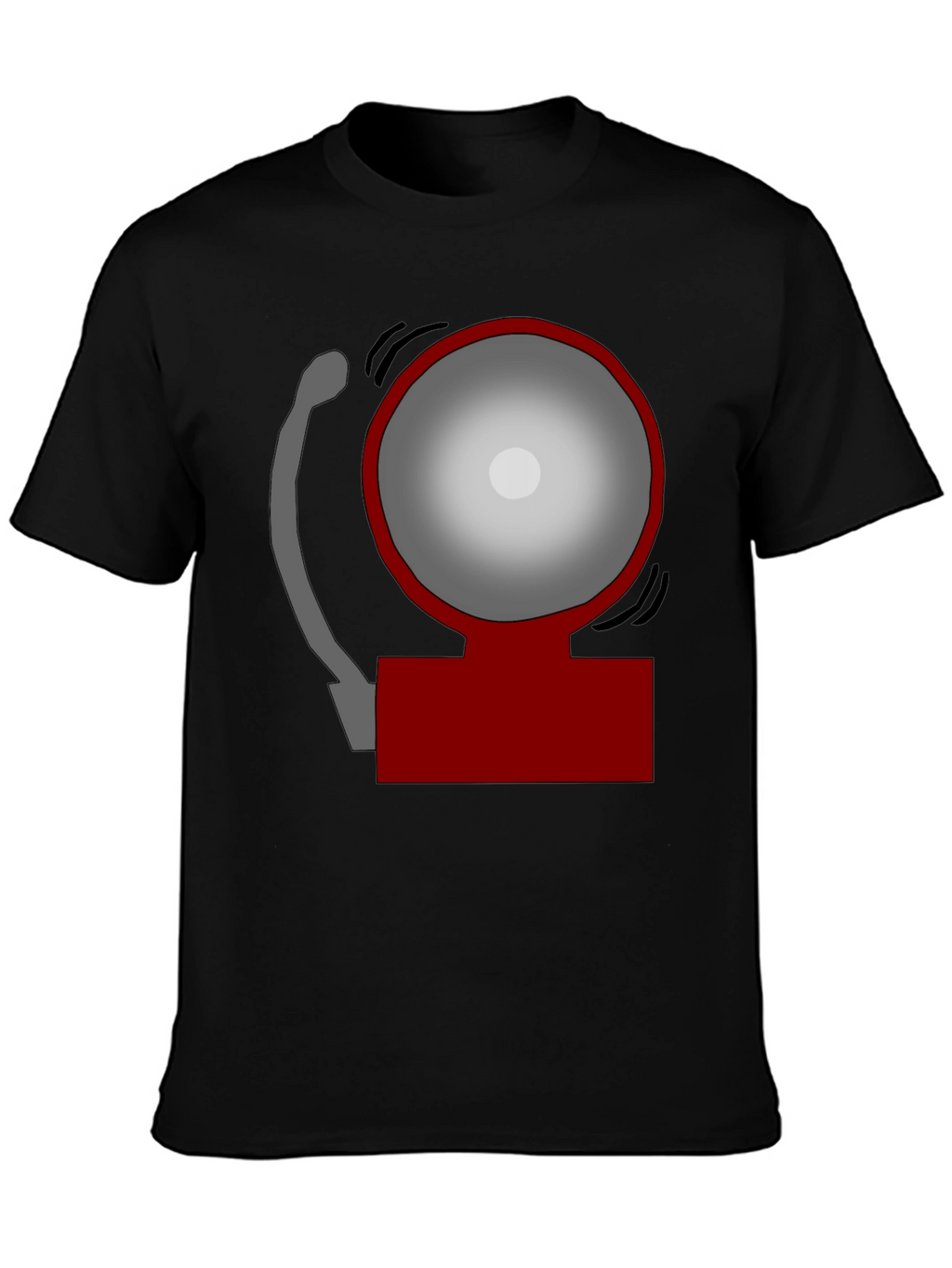 Novelty Fire Alarm Graphic T-Shirt