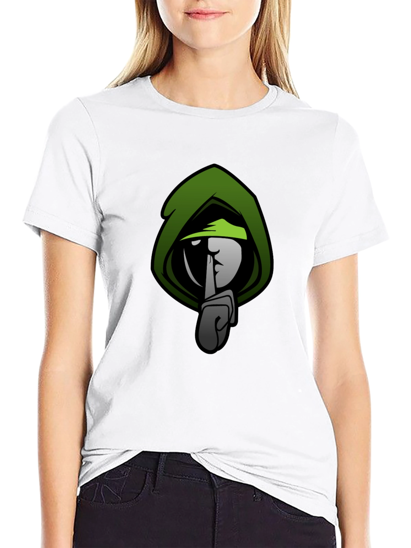 Stealth Mode Graphic T-Shirt - Green & Black